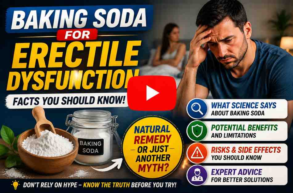 is baking soda good for erectile dysfunction