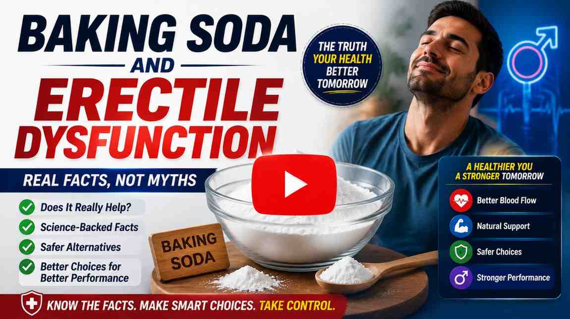 is baking soda good for erectile dysfunction