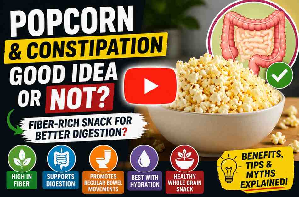 is popcorn good for constipation