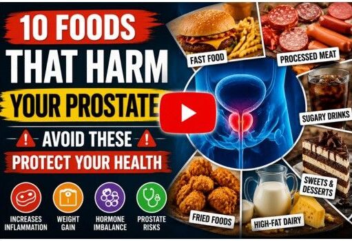 ten worst foods for prostate health