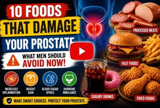 ten worst foods for prostate health