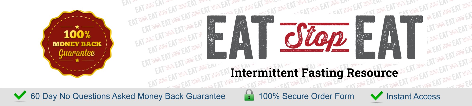 Eat Stop Eat certificate