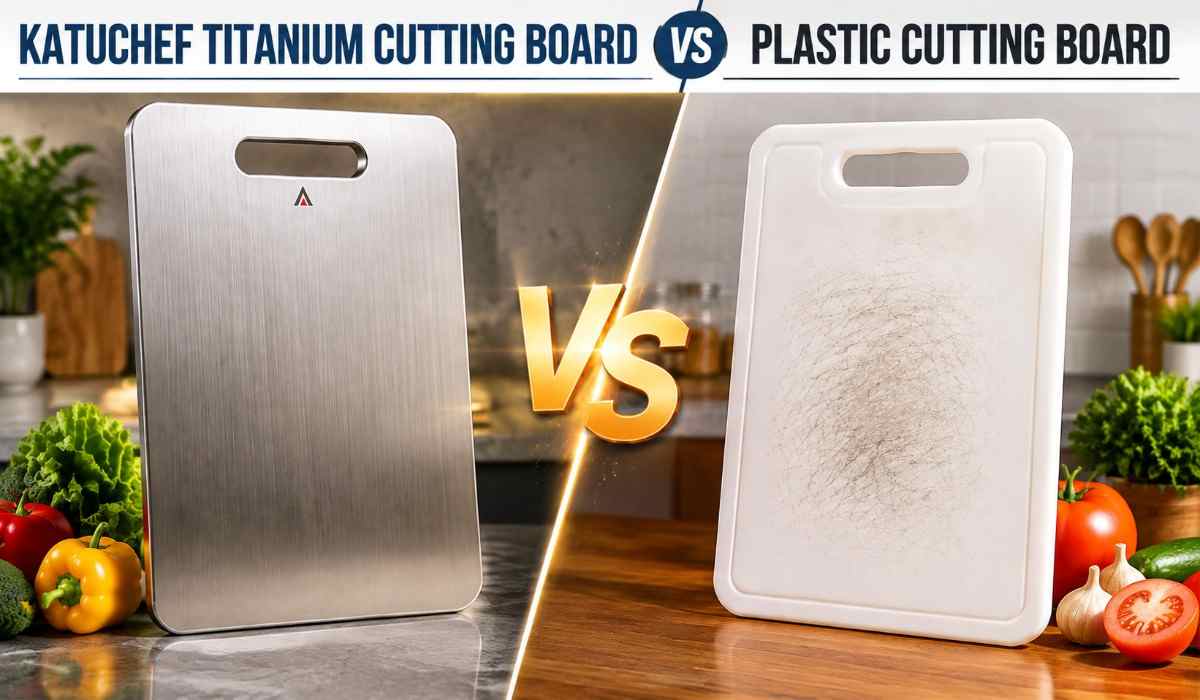 Katuchef Titanium Cutting Board Vs Plastic Boards