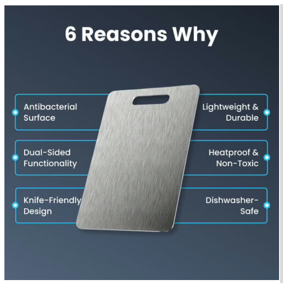 Katuchef Titanium Cutting Board specifications