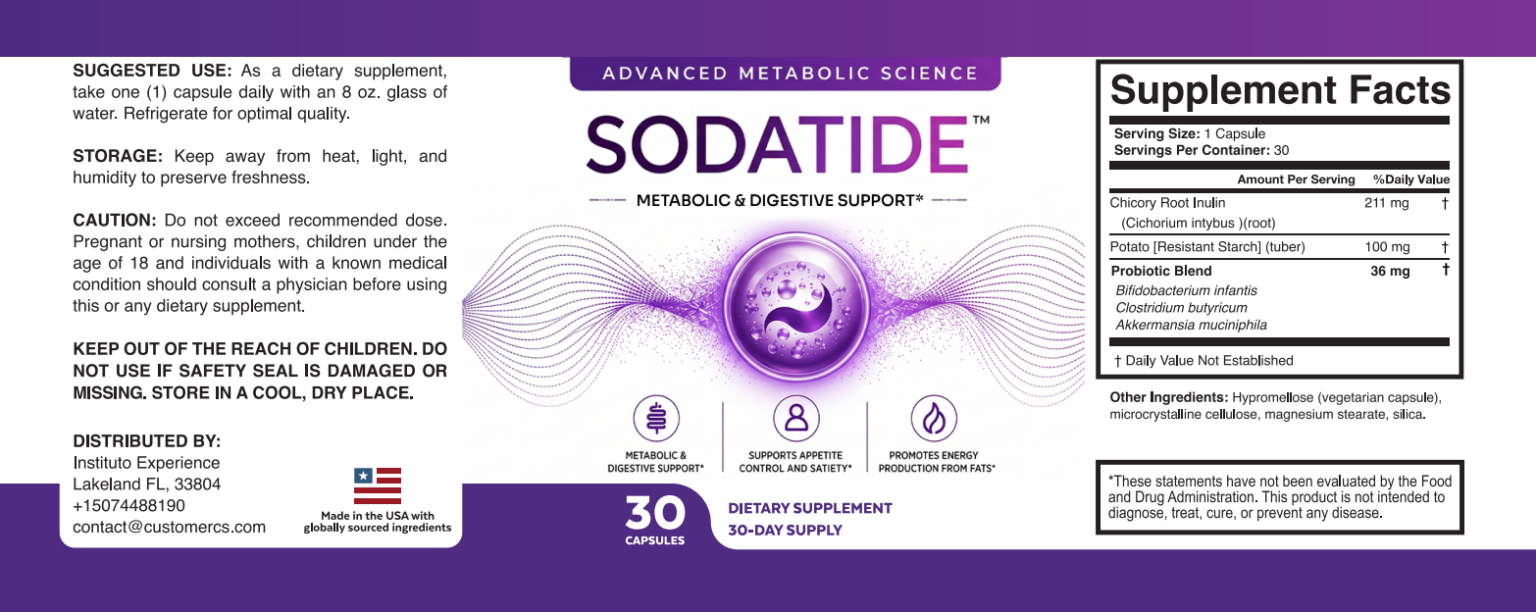 Sodatide ingrediants