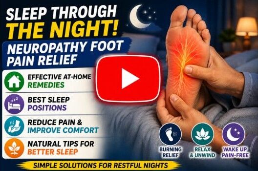 nighttime neuropathy foot pain relief