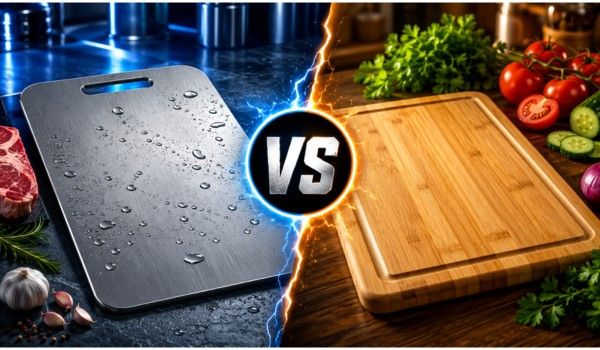titanium cutting board vs bamboo cutting board