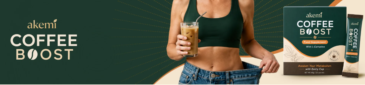 Akemi Coffee Boost baneer