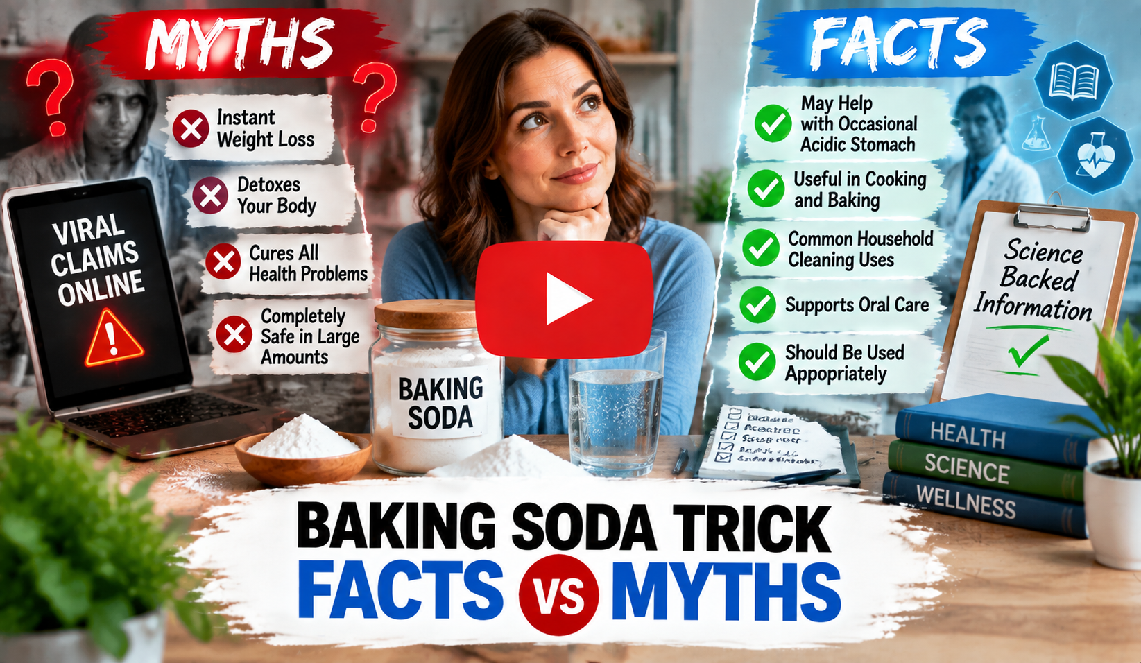BAKING SODA TRICK FACTS VS MYTHS