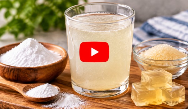 Baking Soda Gelatin Drink