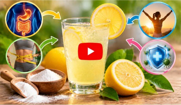 Baking Soda Water Shot With Lemon