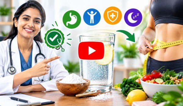 Baking soda water for weightloss