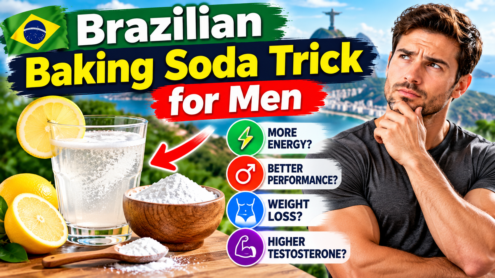 How to Make the Brazilian Baking Soda Trick For Men