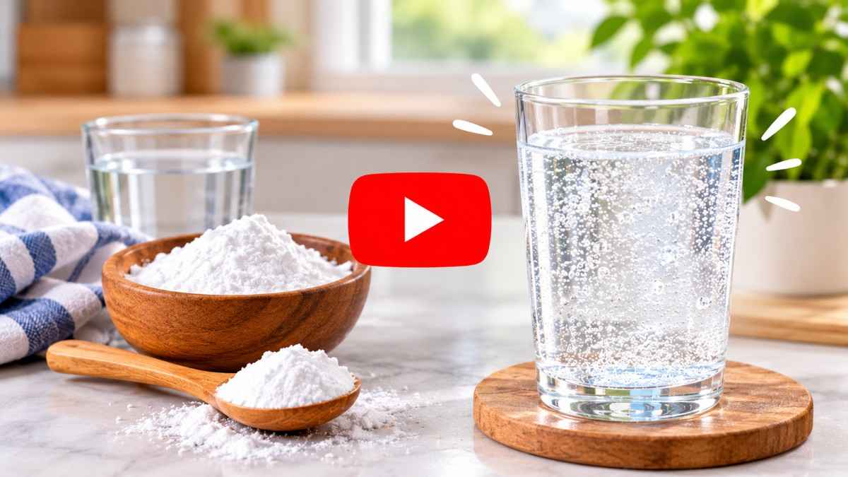 How to make a Baking soda Water shot receipe Review