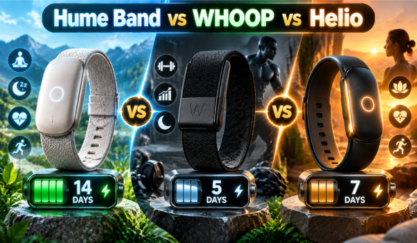 Hume Band vs WHOOP vs Helio battry
