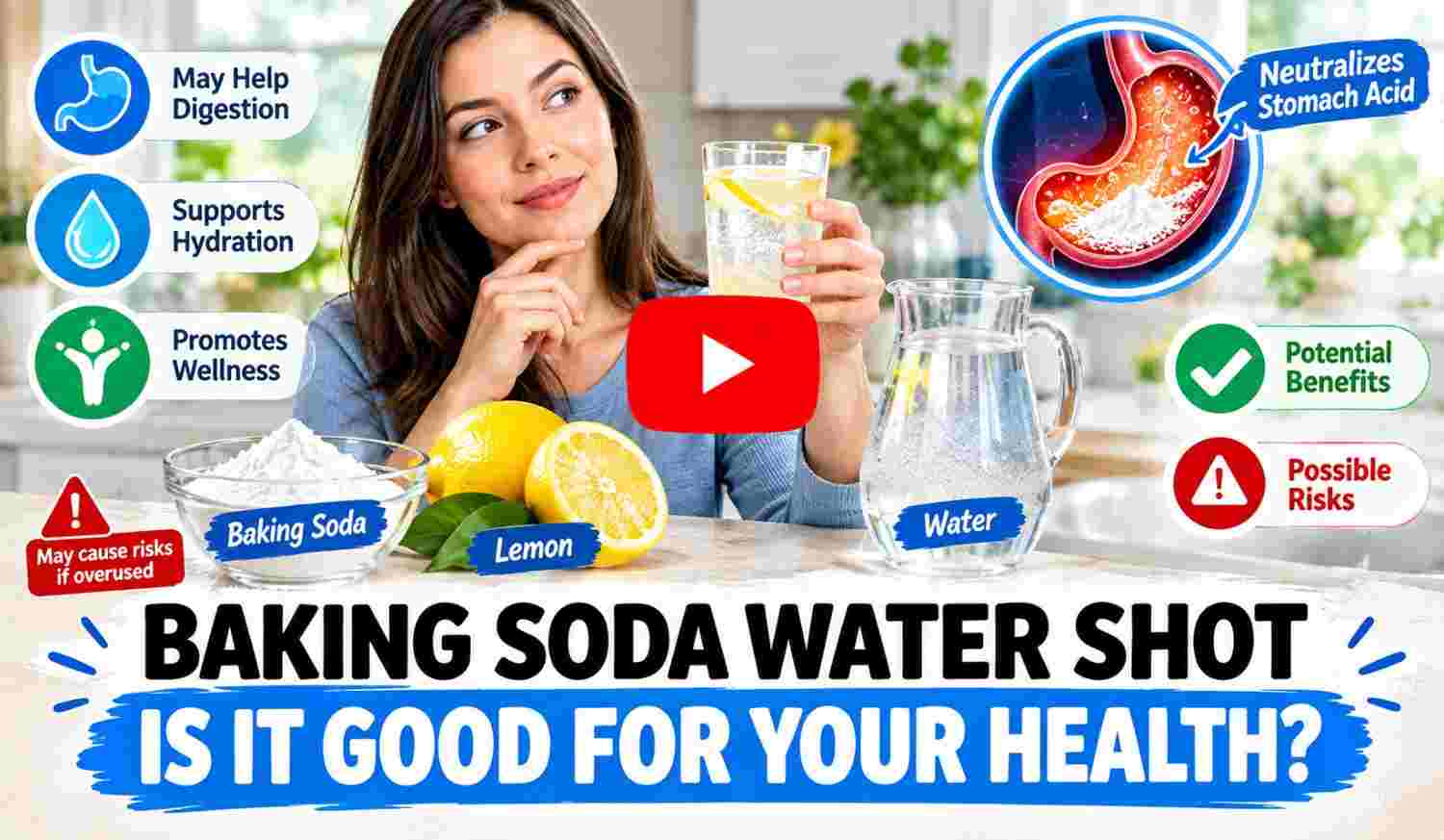 IS THE 3-INGREDIENT BAKING SODA WATER SHOT GOOD FOR YOUR HEALTH