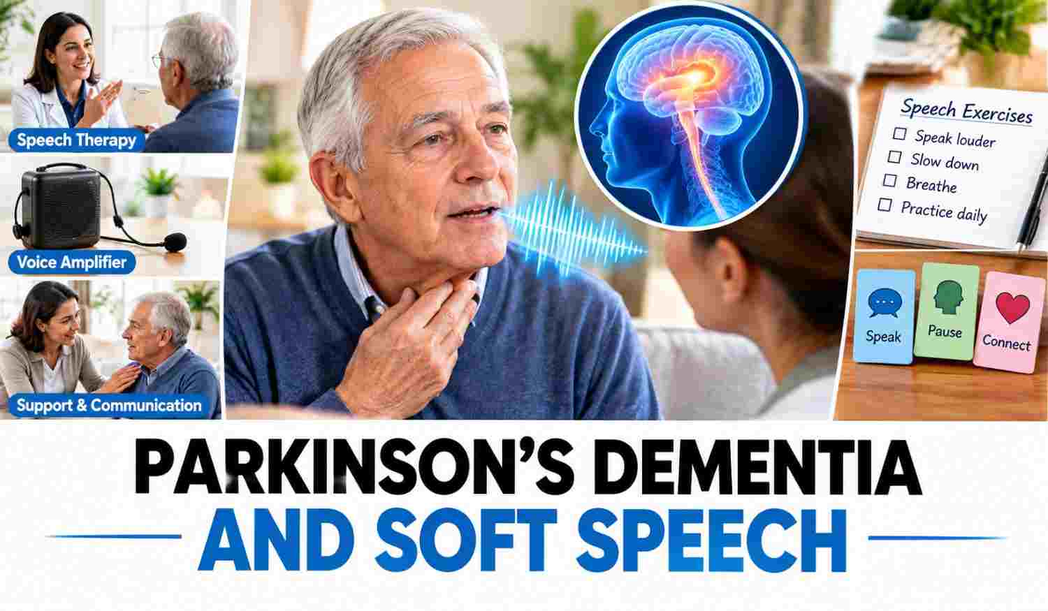 Parkinsons Dementia and Soft Speech