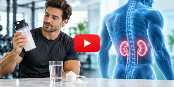 Creatine hydration and healthy kidney