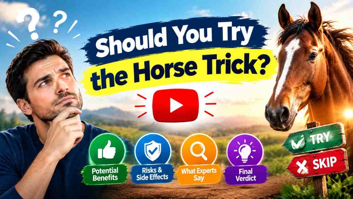 Horse trick try