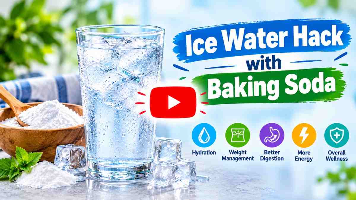 Ice Water Hack with Baking soda