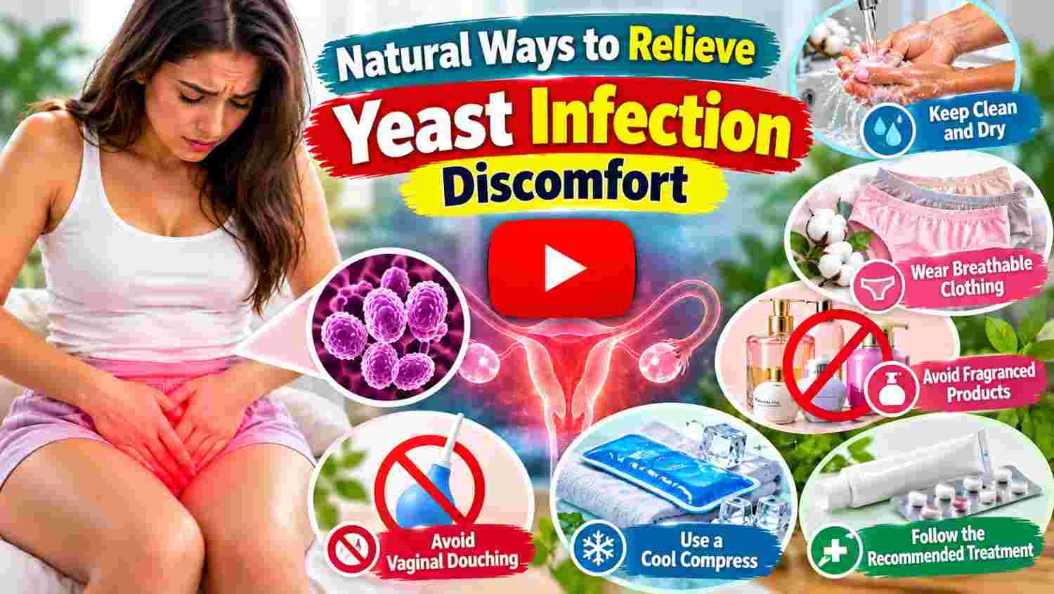 Natural Relief for Yeast Discomfort