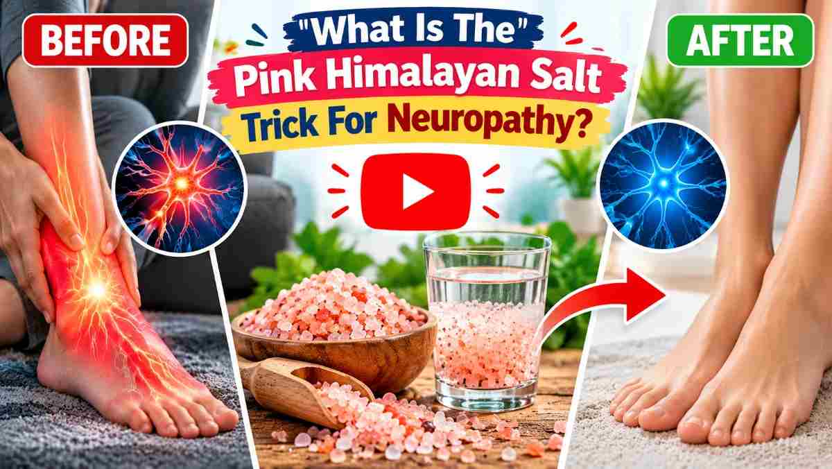 Pink Himalayan Salt Neuropathy Before and After