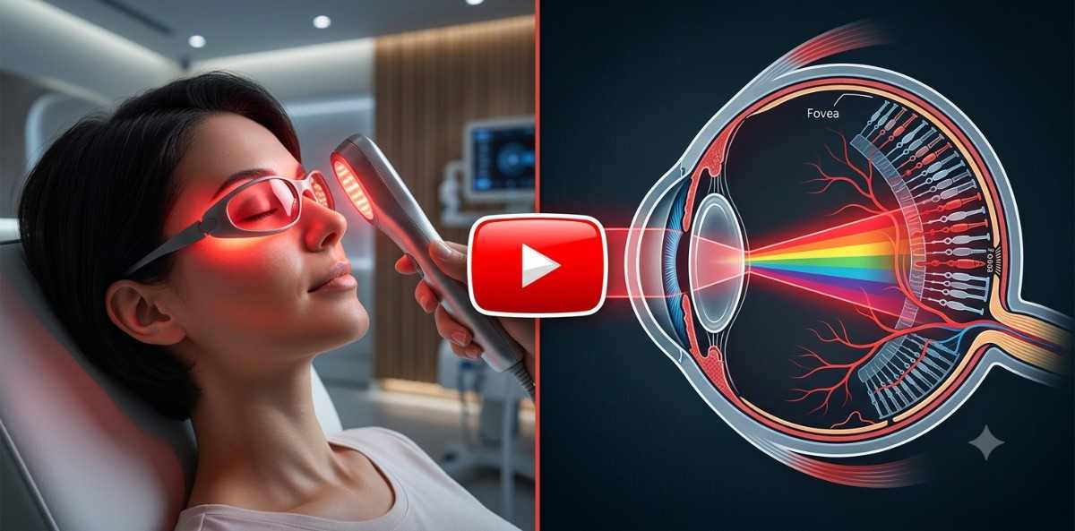Red light therapy for eyes
