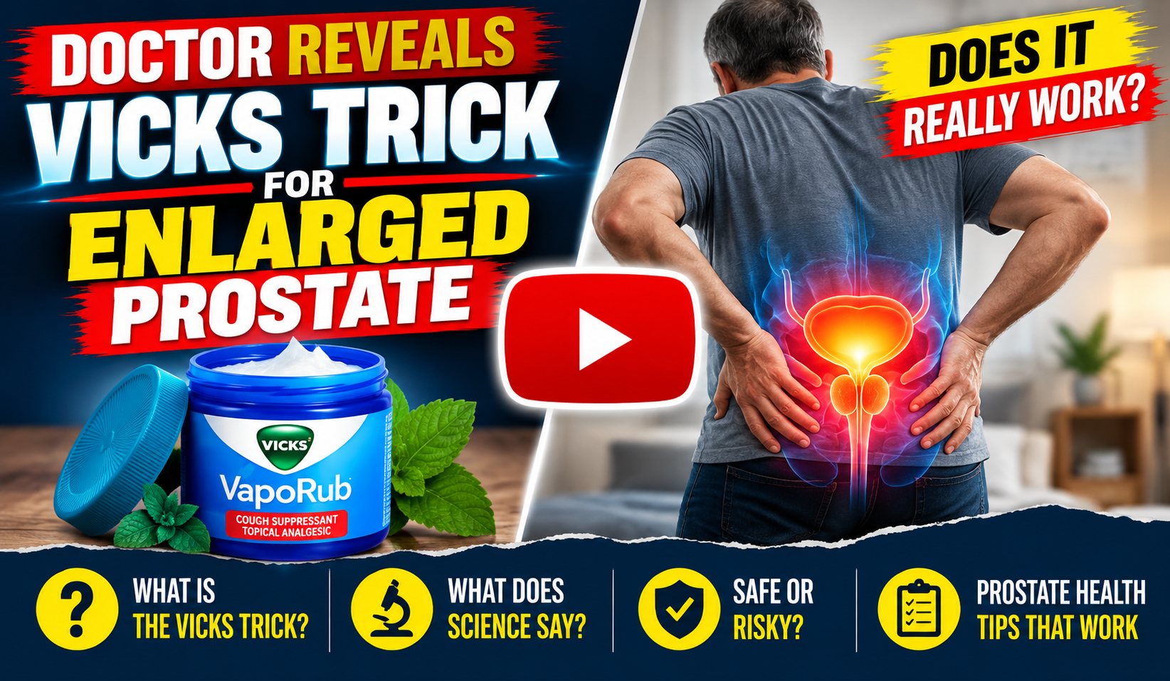 Vicks Trick for Prostate Health