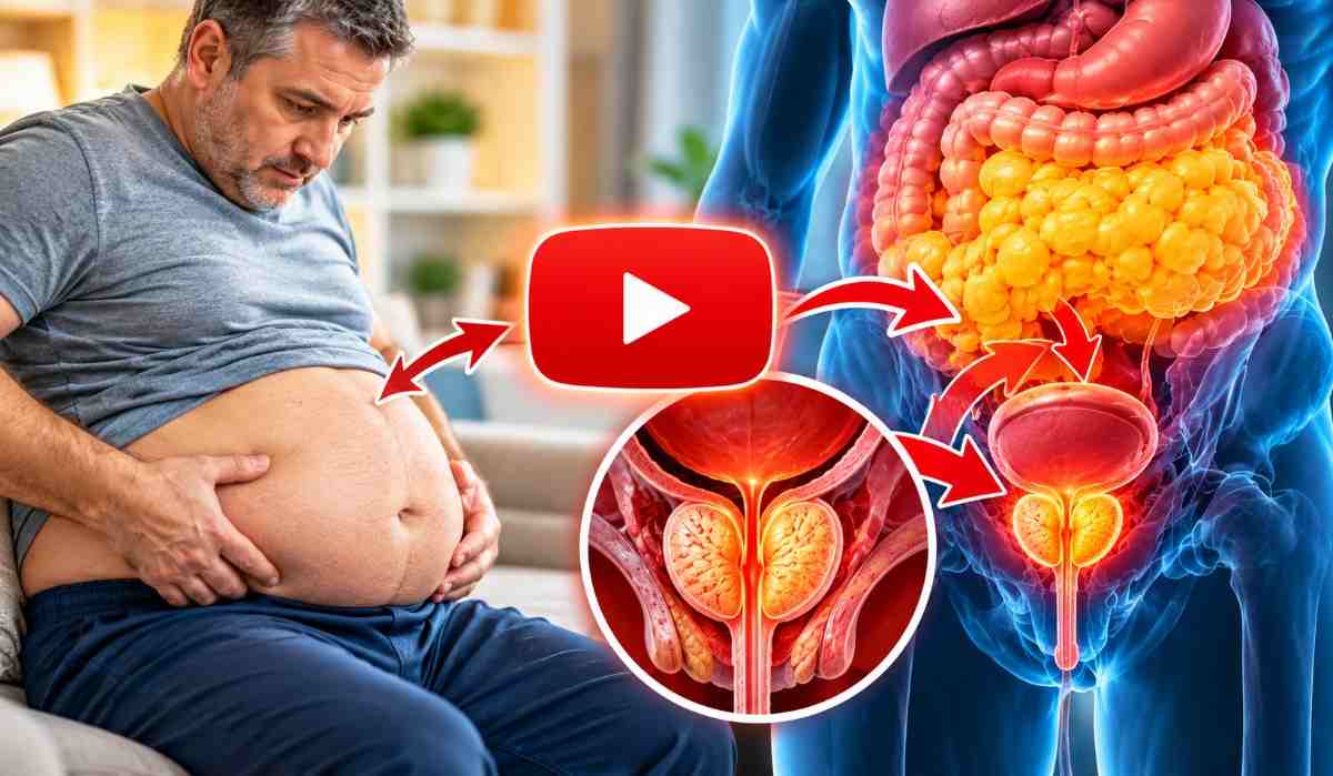 Viseral Fat Push on the Prostate