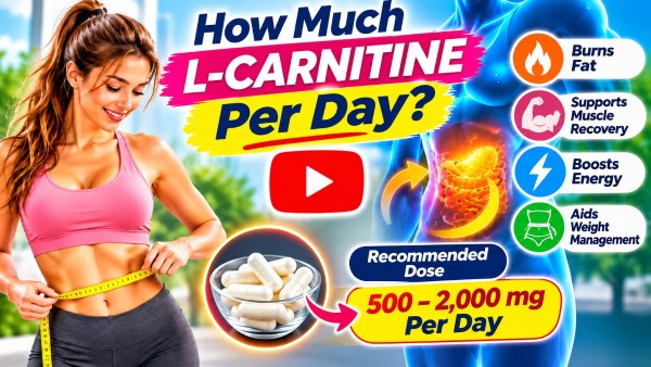 how much l carnitine per day